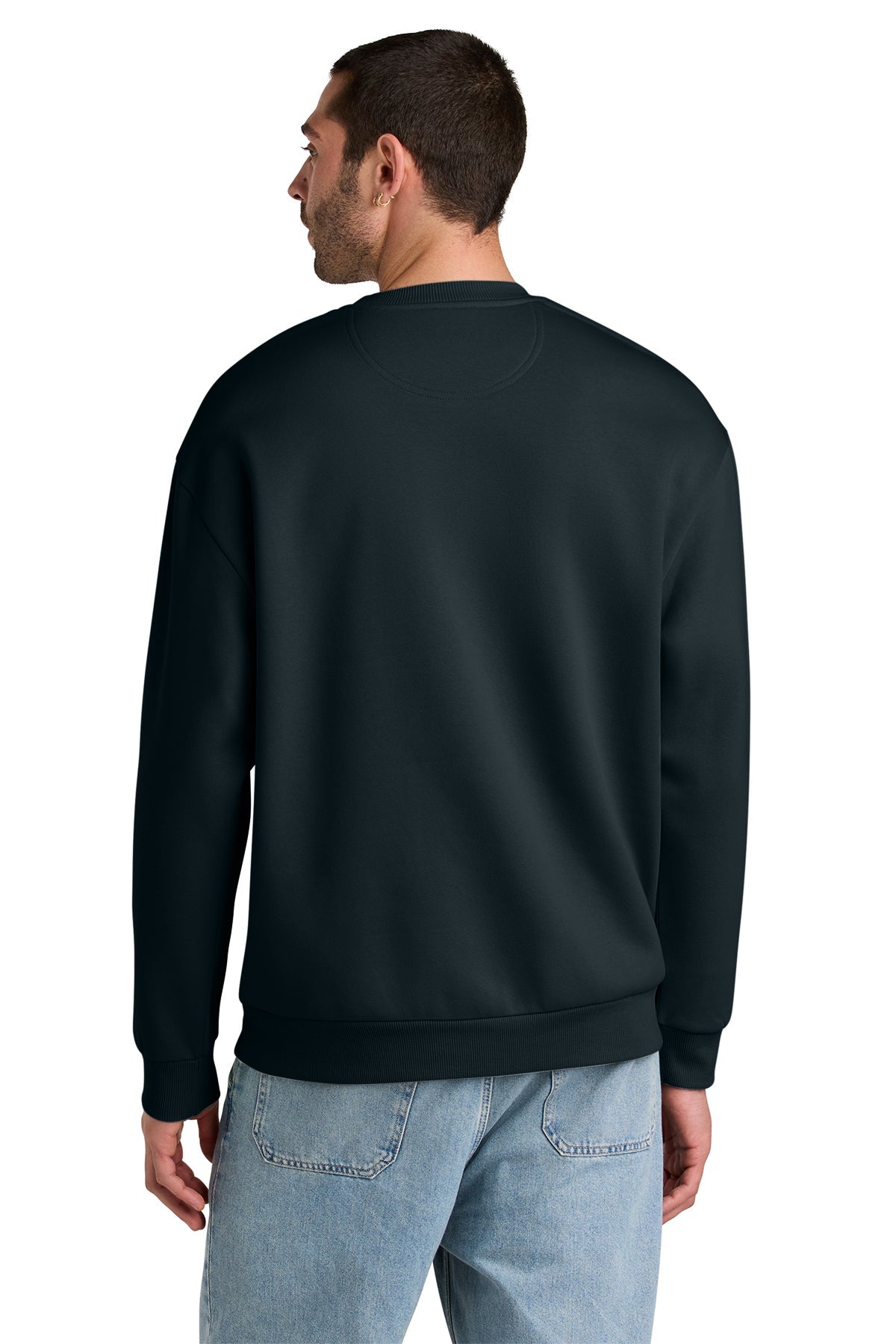 District V.I.T. Heavyweight Custom Fleece Crews, Navy Blue