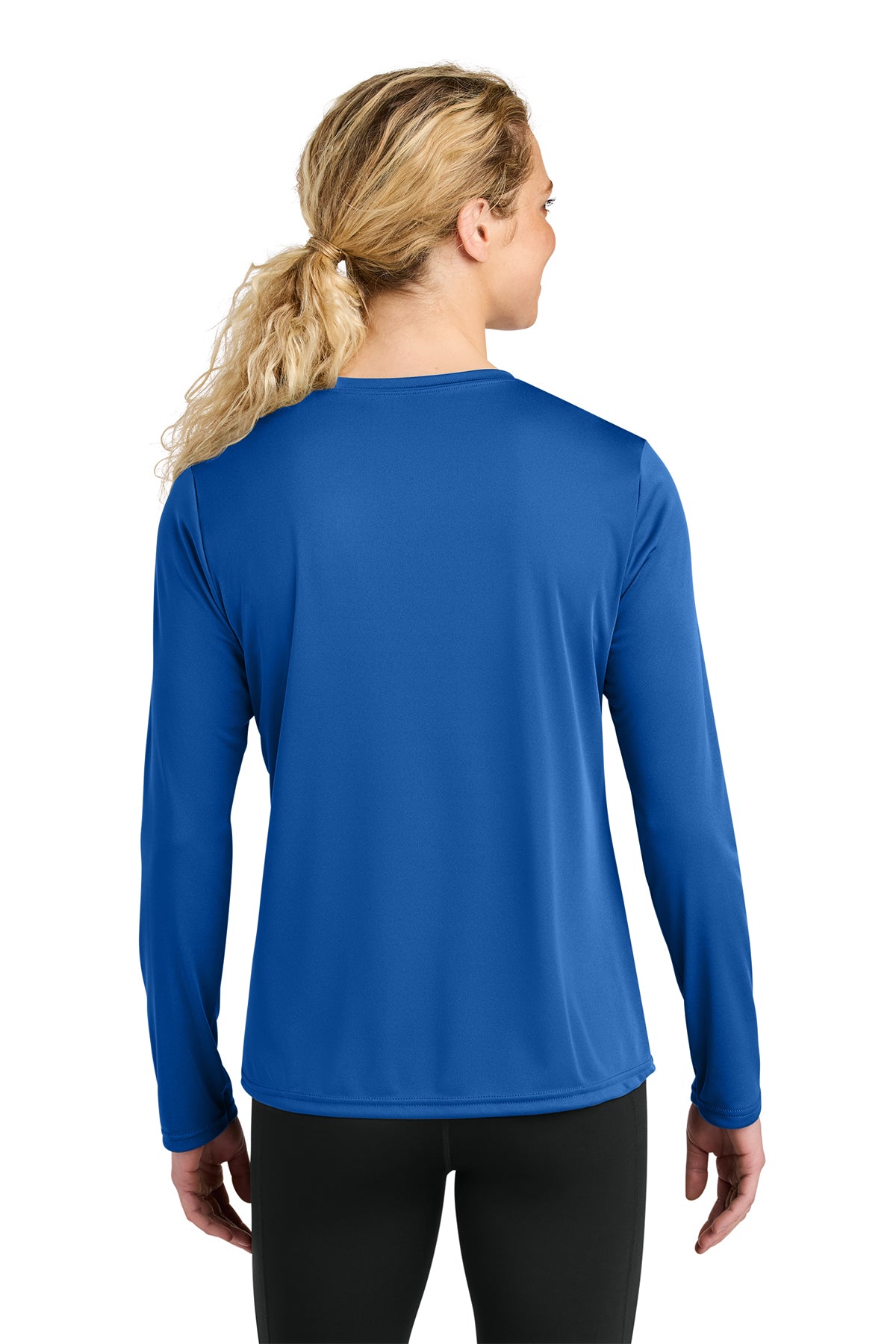 A4 Women's Cooling Performance Custom Long Sleeve Tee's, Royal