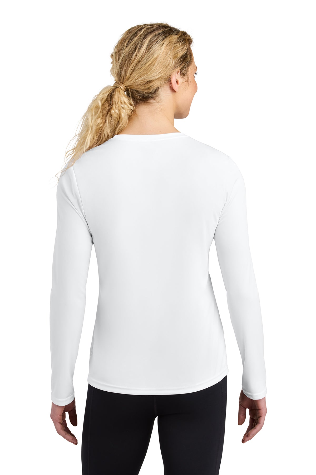 A4 Women's Cooling Performance Custom Long Sleeve Tee's, White