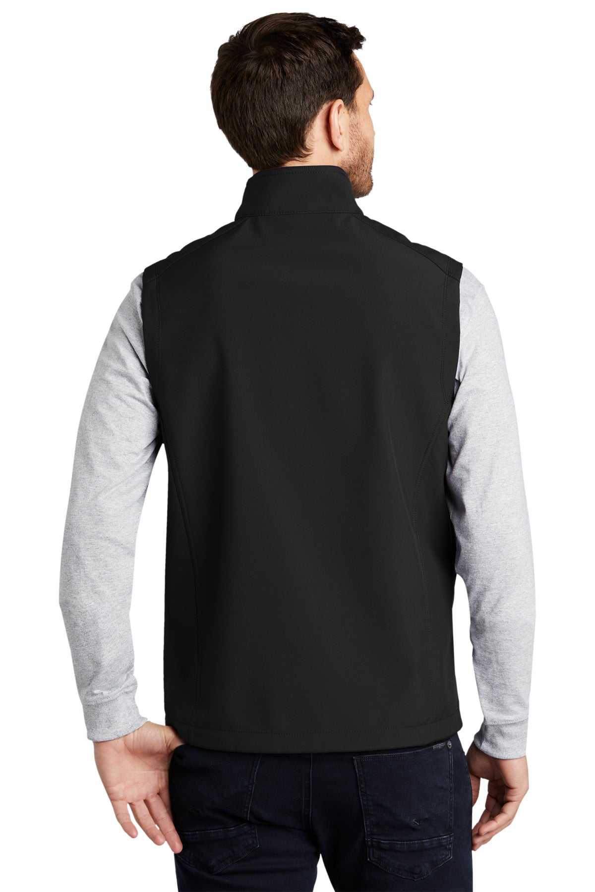 Port Authority Core Soft Shell Custom Vests, Black [Stratolaunch]