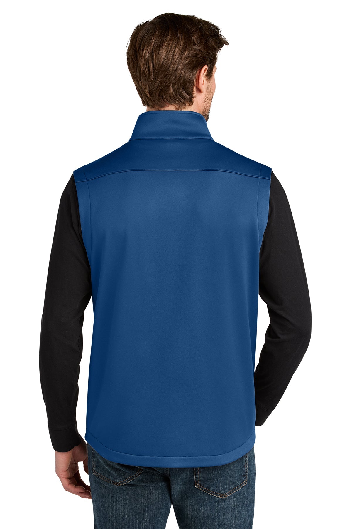 Eddie Bauer Smooth Mid Layer Custom Fleece Vests, Cobalt Blue