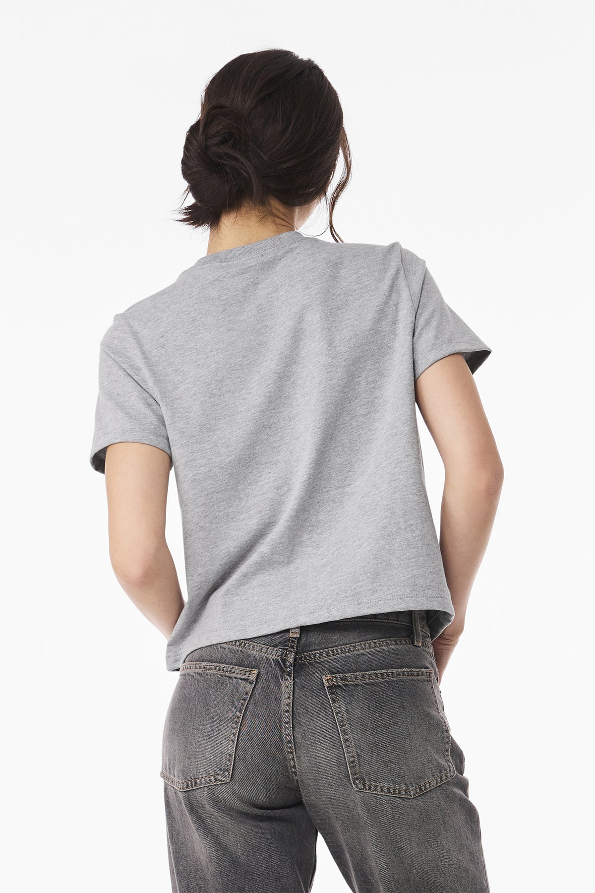 Bella Canvas Womens Heavyweight Custom Tee's, Athletic Heather