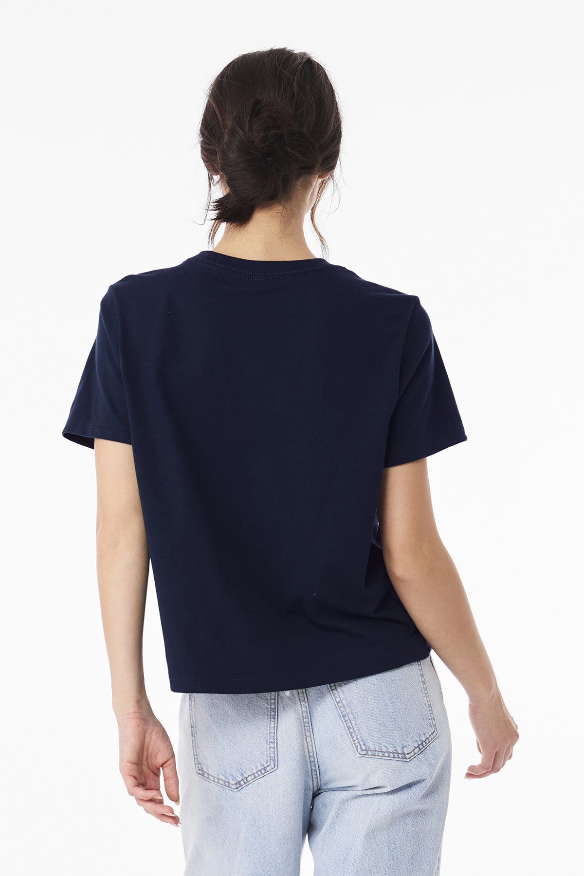 Bella Canvas Womens Heavyweight Custom Tee's, Navy [Mechanical Solutions]