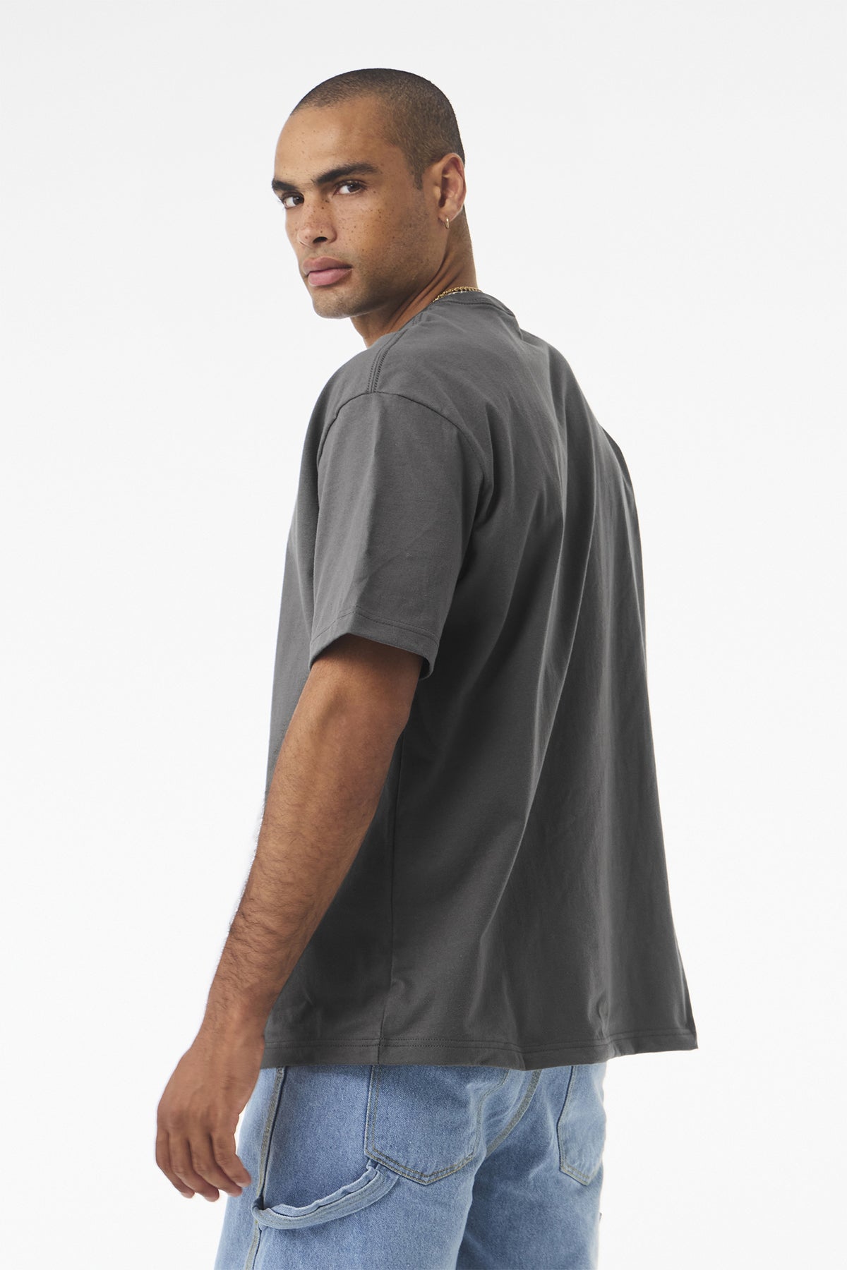 Bella Canvas Unisex Heavyweight Custom Tee's, Asphalt [Nuclear rescue]