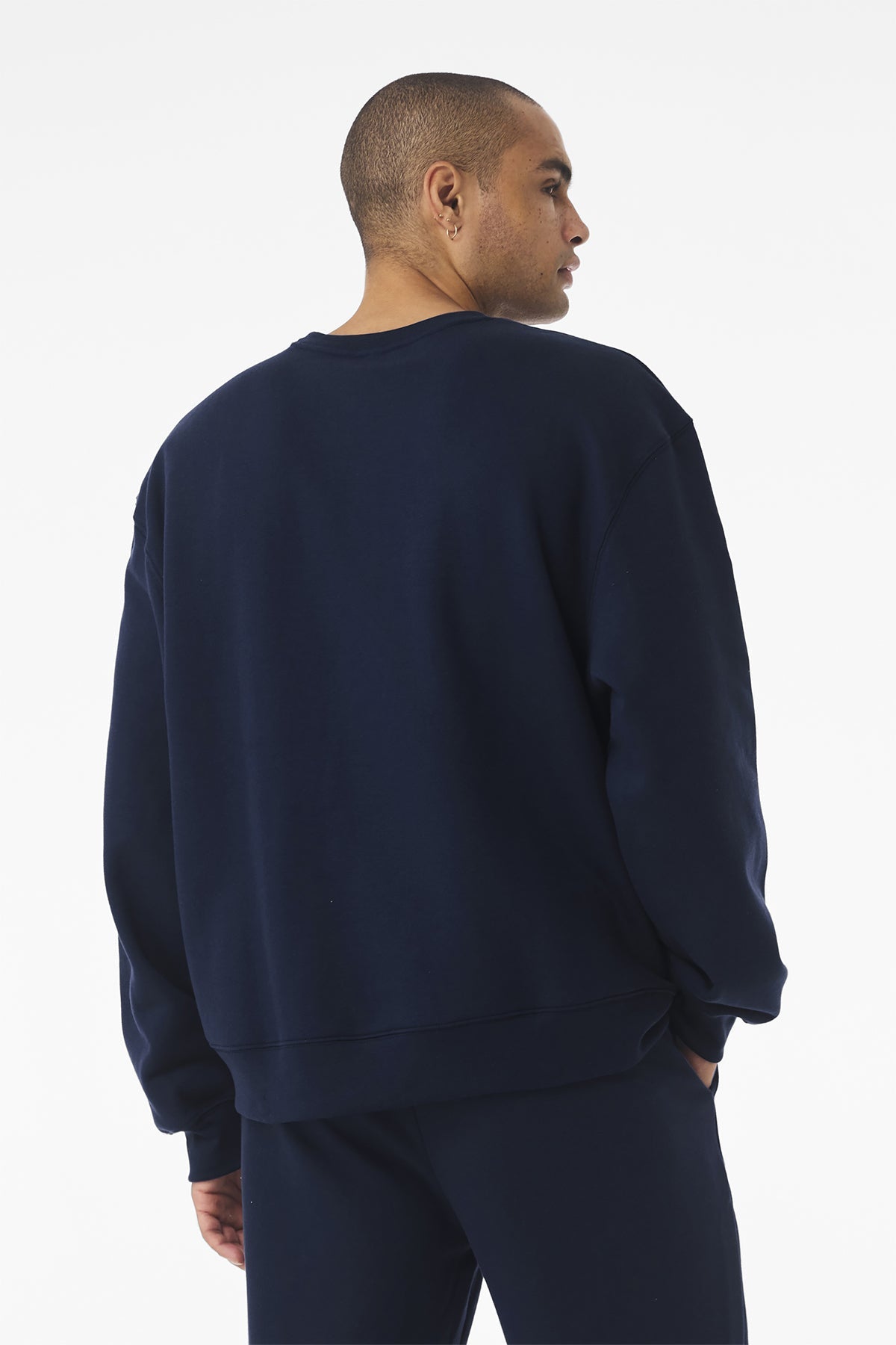 Bella Canvas Unisex Heavyweight Custom Crewneck Sweatshirts, Navy [Mechanical Solutions]