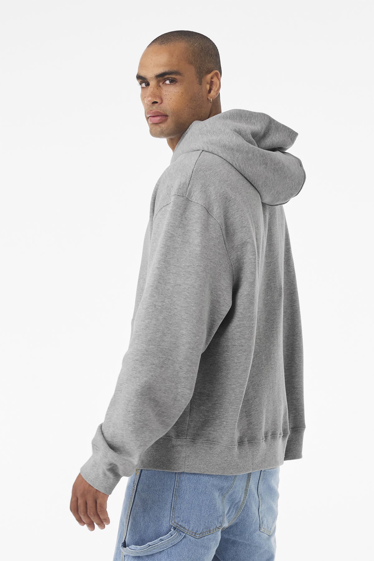 Bella Canvas Unisex Heavyweight Custom Pullover Hoodies, Athletic Heather [Fellowes Brands]