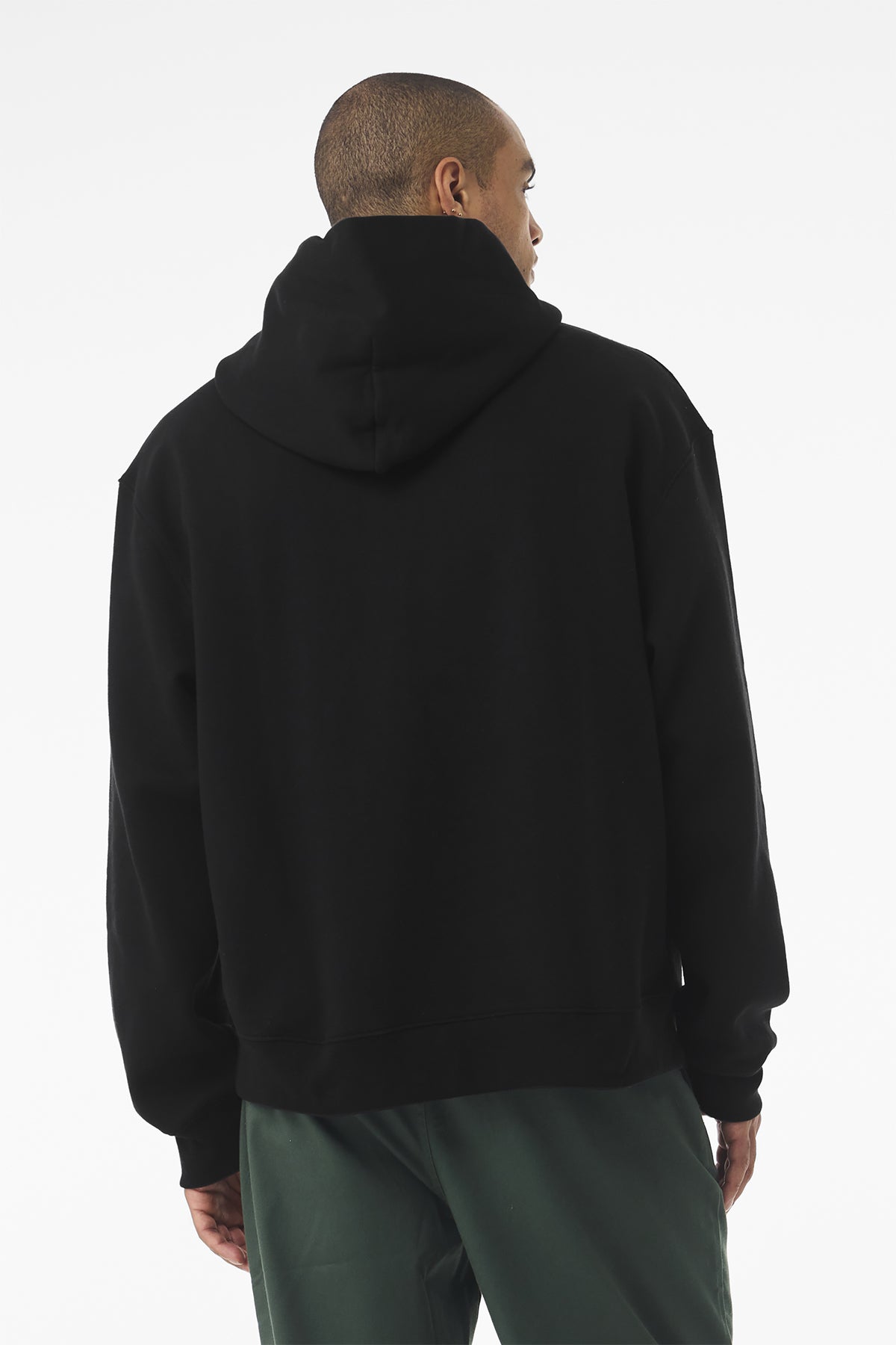 Bella Canvas Unisex Heavyweight Custom Pullover Hoodies, Black