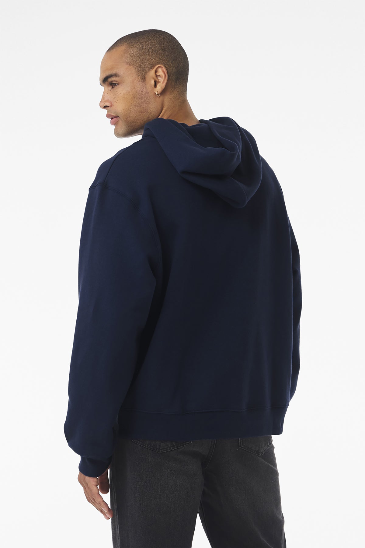 Bella Canvas Unisex Heavyweight Custom Pullover Hoodies, Navy [Vision Electric and Systems]