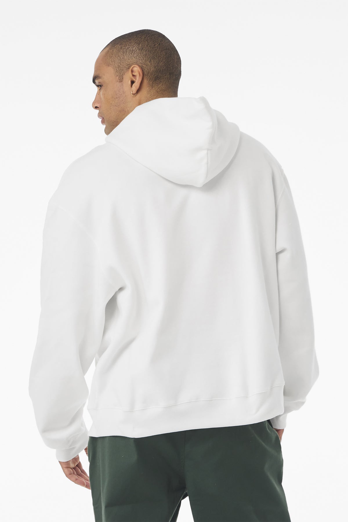Bella Canvas Unisex Heavyweight Custom Pullover Hoodies, White [Homie Real estate]