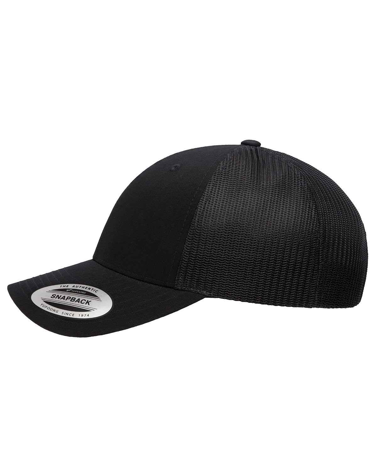 Yupoong Classic Elite Custom Caps, Black