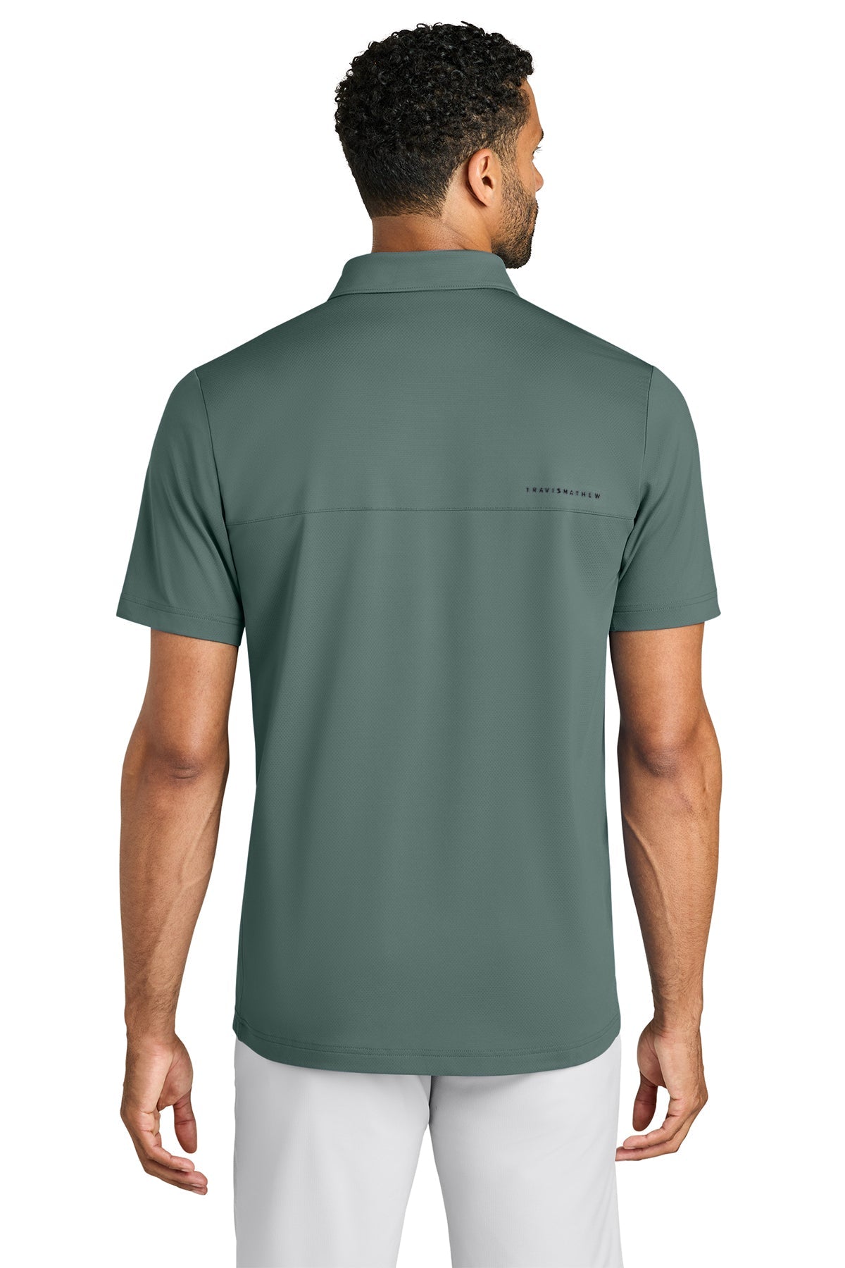 TravisMathew Onward Custom Polos, Balsam Green