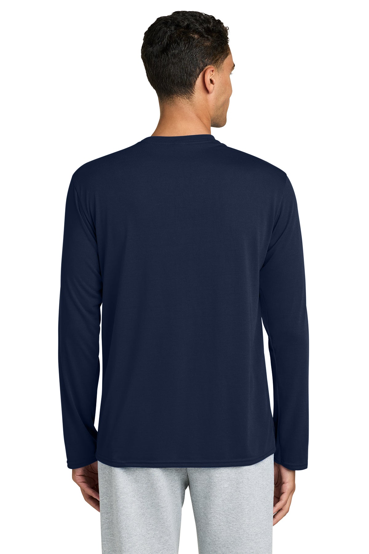 gildan performance long sleeve t shirt 42400 navy