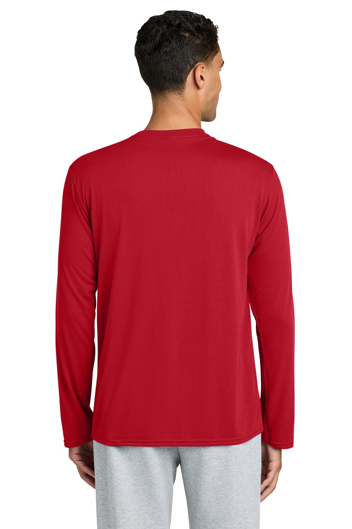 gildan performance long sleeve t shirt 42400 red
