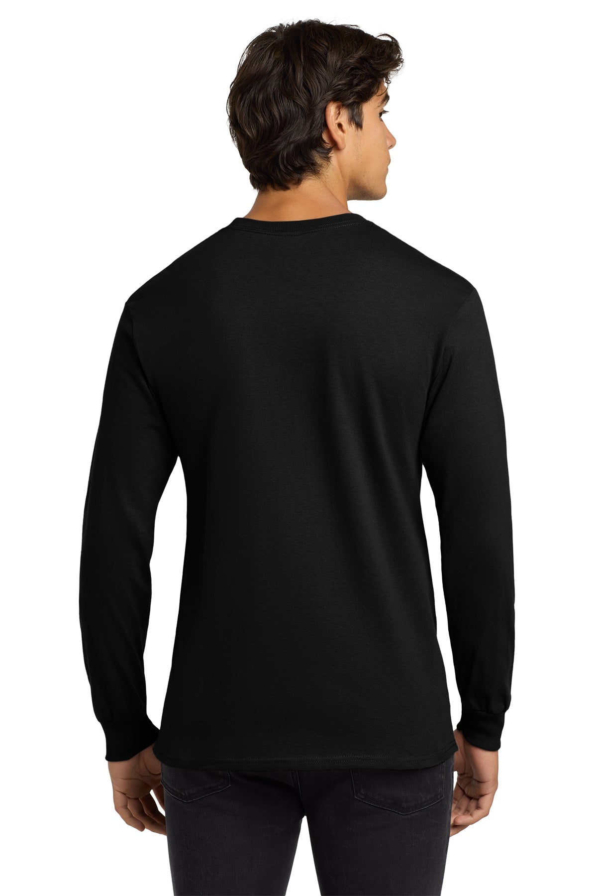gildan ultra cotton long sleeve t shirt g2400 black