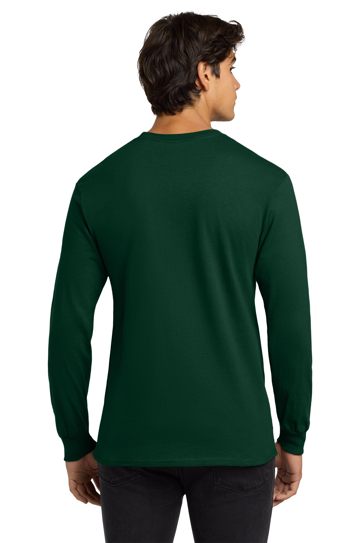 gildan ultra cotton long sleeve t shirt g2400 forest green