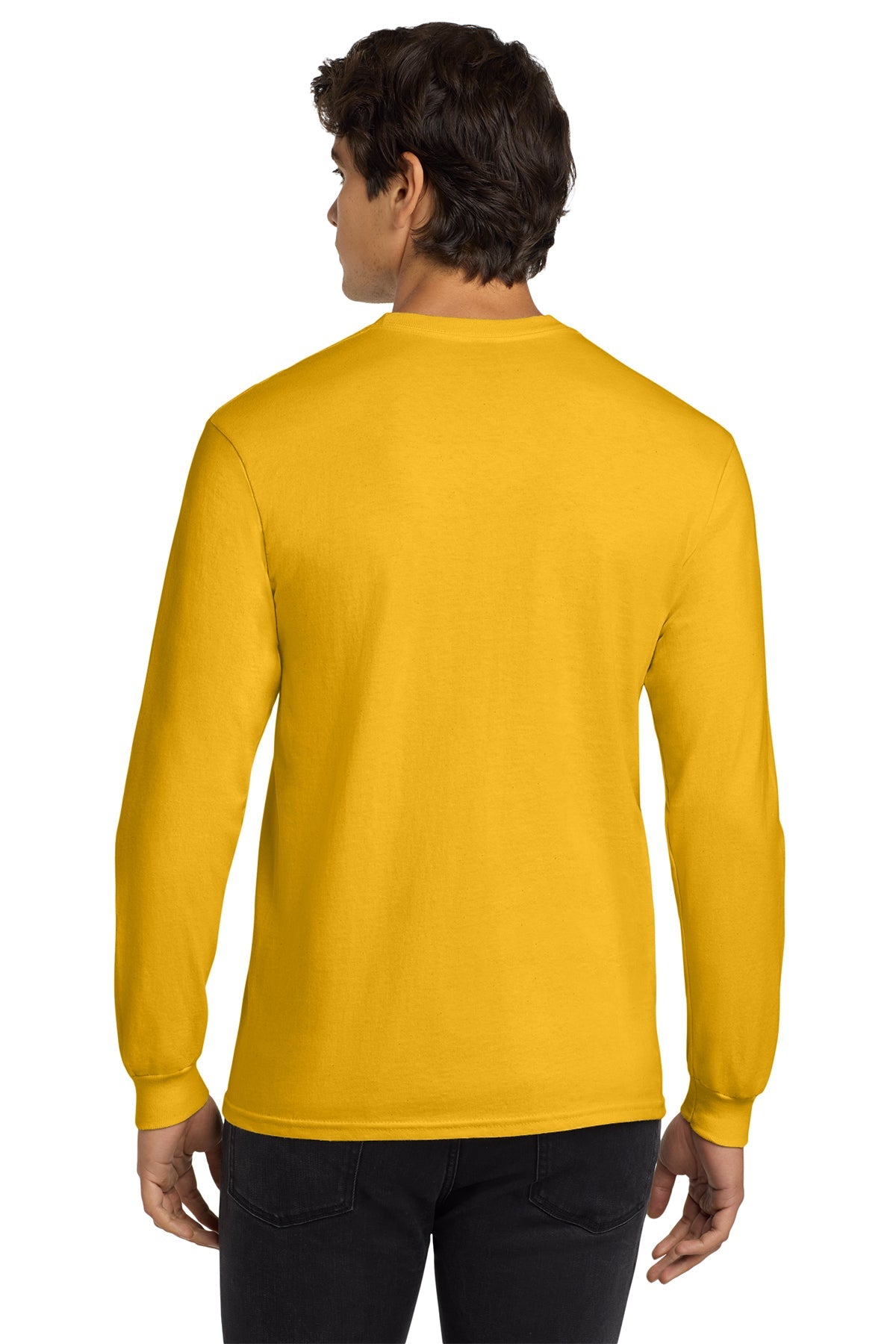 gildan ultra cotton long sleeve t shirt g2400 gold