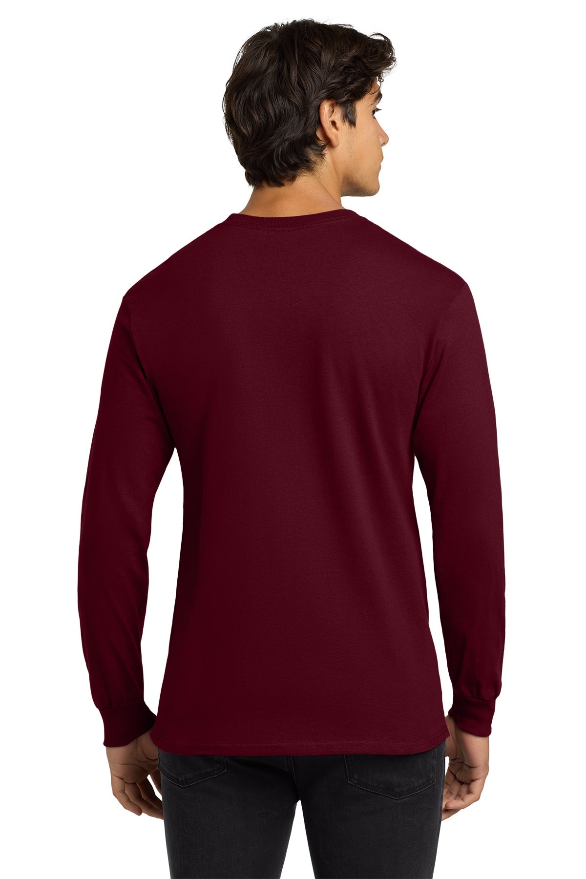 gildan ultra cotton long sleeve t shirt g2400 maroon