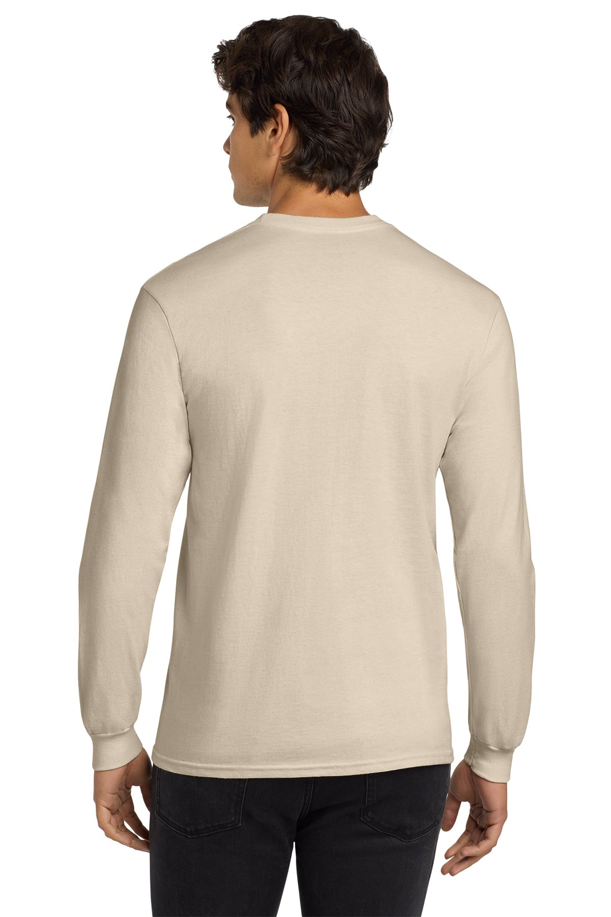 gildan ultra cotton long sleeve t shirt g2400 natural