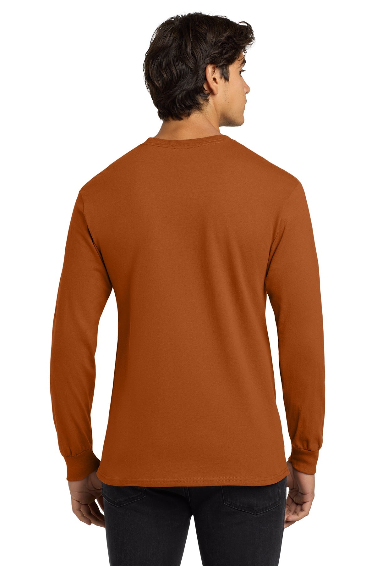 gildan ultra cotton long sleeve t shirt g2400 texas orange
