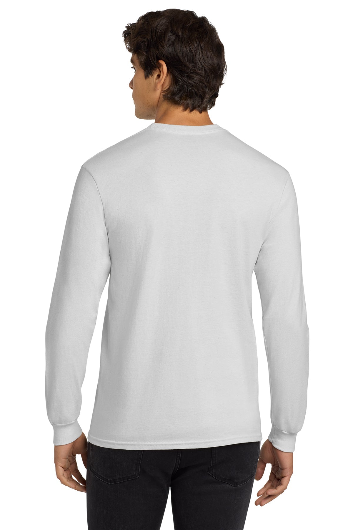 gildan ultra cotton long sleeve t shirt g2400 white