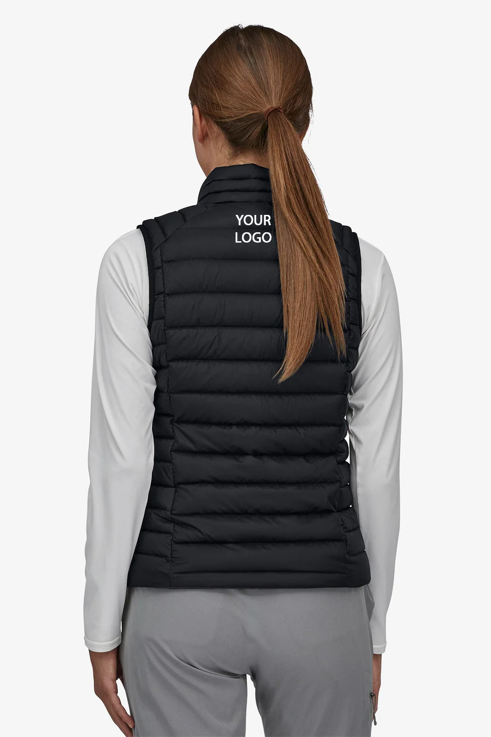 Patagonia Womens Custom Down Sweater Vests, Black