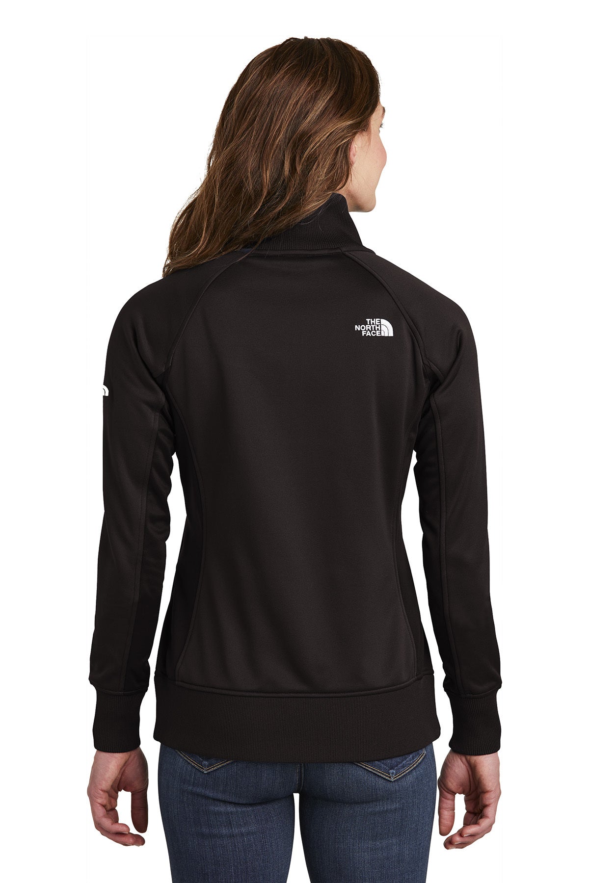 North Face Ladies Tech FullZip Fleece Jacket TNF Black [Stratolaunch]