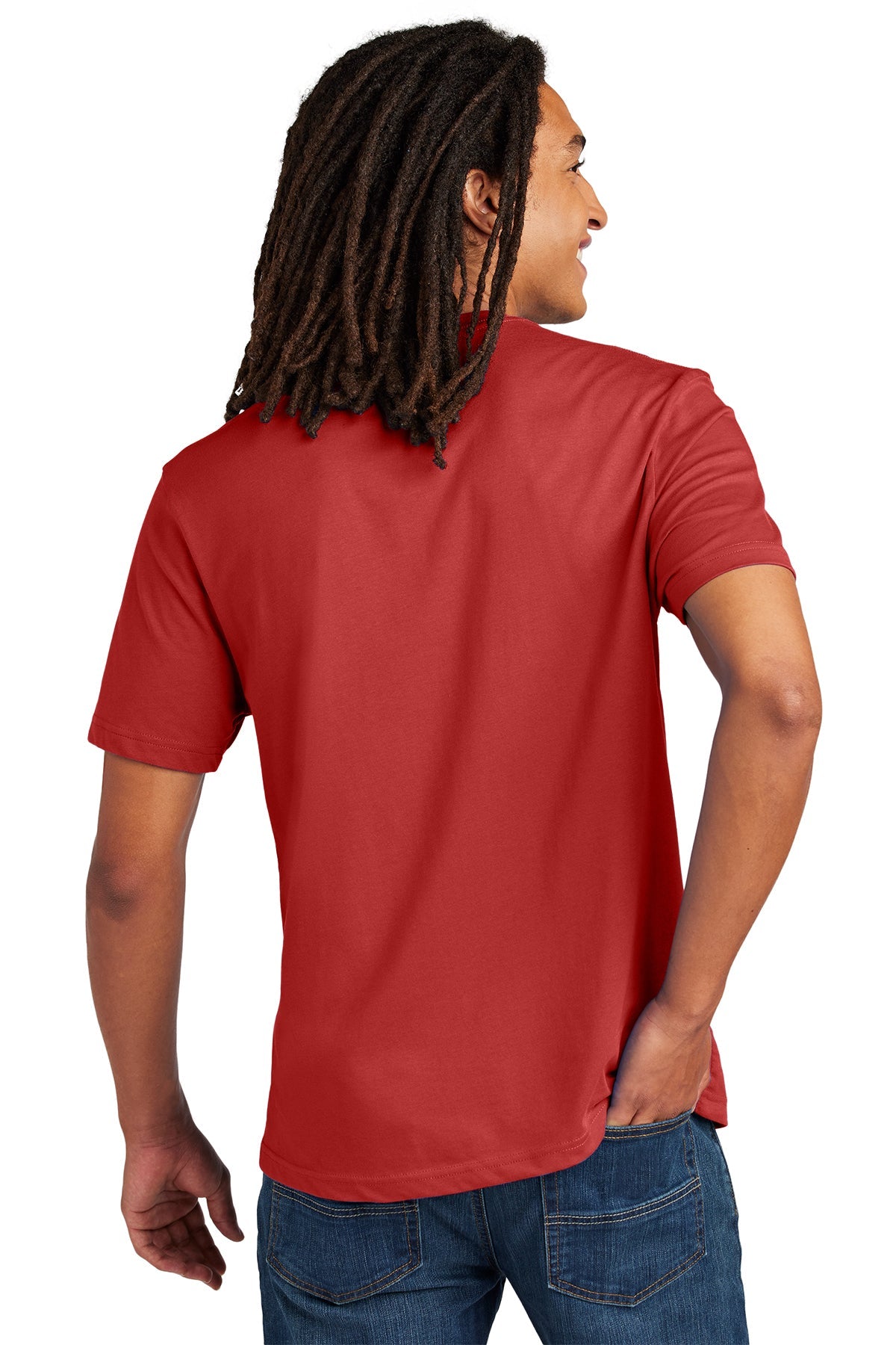 Allmade Unisex Heavyweight Recycled Cotton Custom Tee's, Beet Red