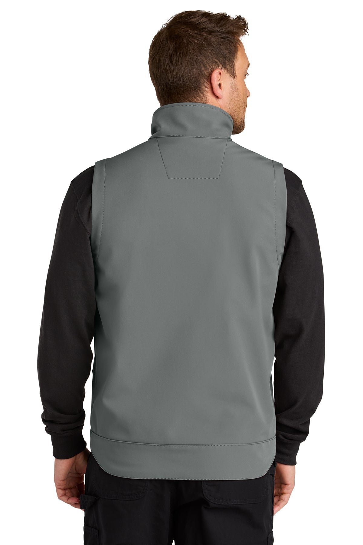 Carhartt Rain Defender Soft Shell Custom Vests, Steel [Adam Equipment]