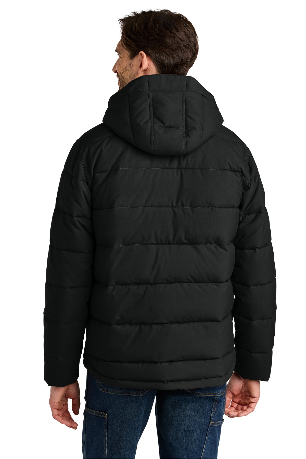Carhartt Montana Insulated Hooded Custom Jackets, Black [Launch]