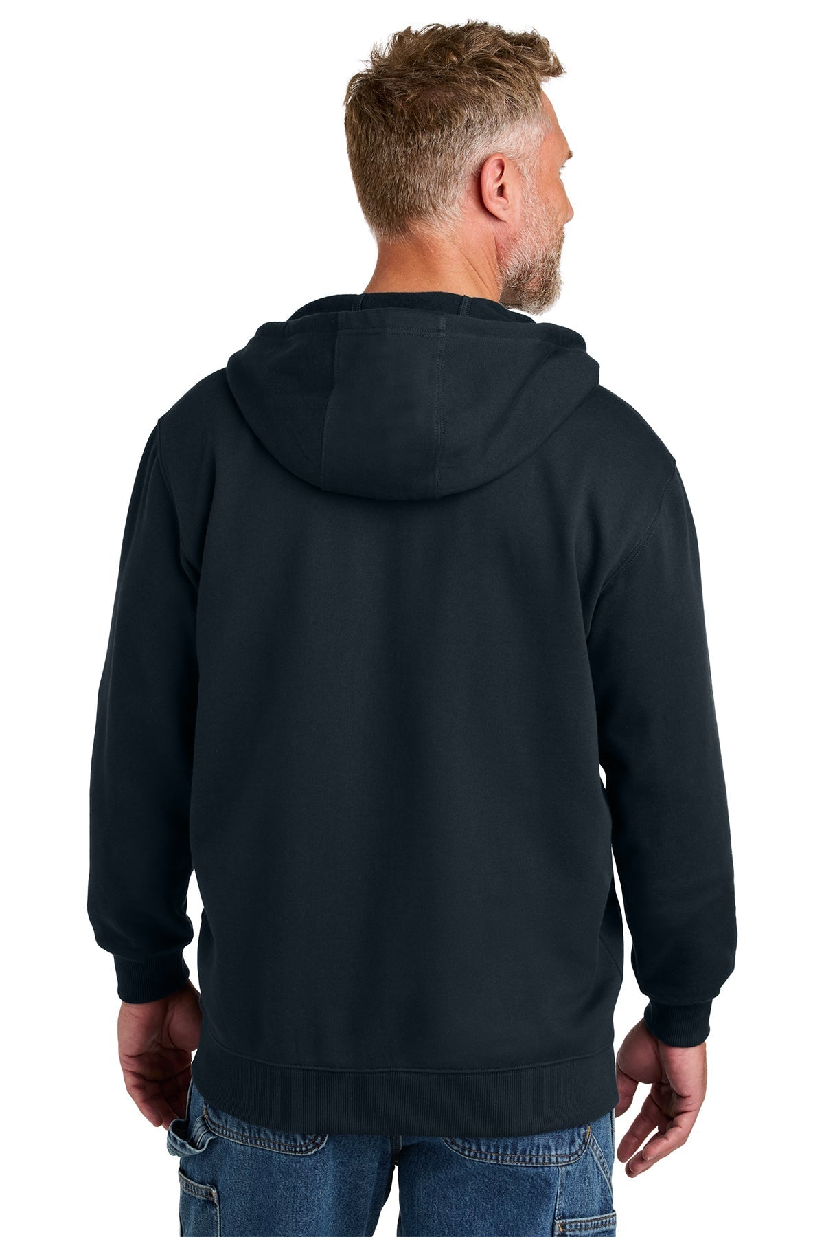 CornerStone Tough Fleece Custom Full-Zip Hoodies, Navy [Vision Electric and Systems]