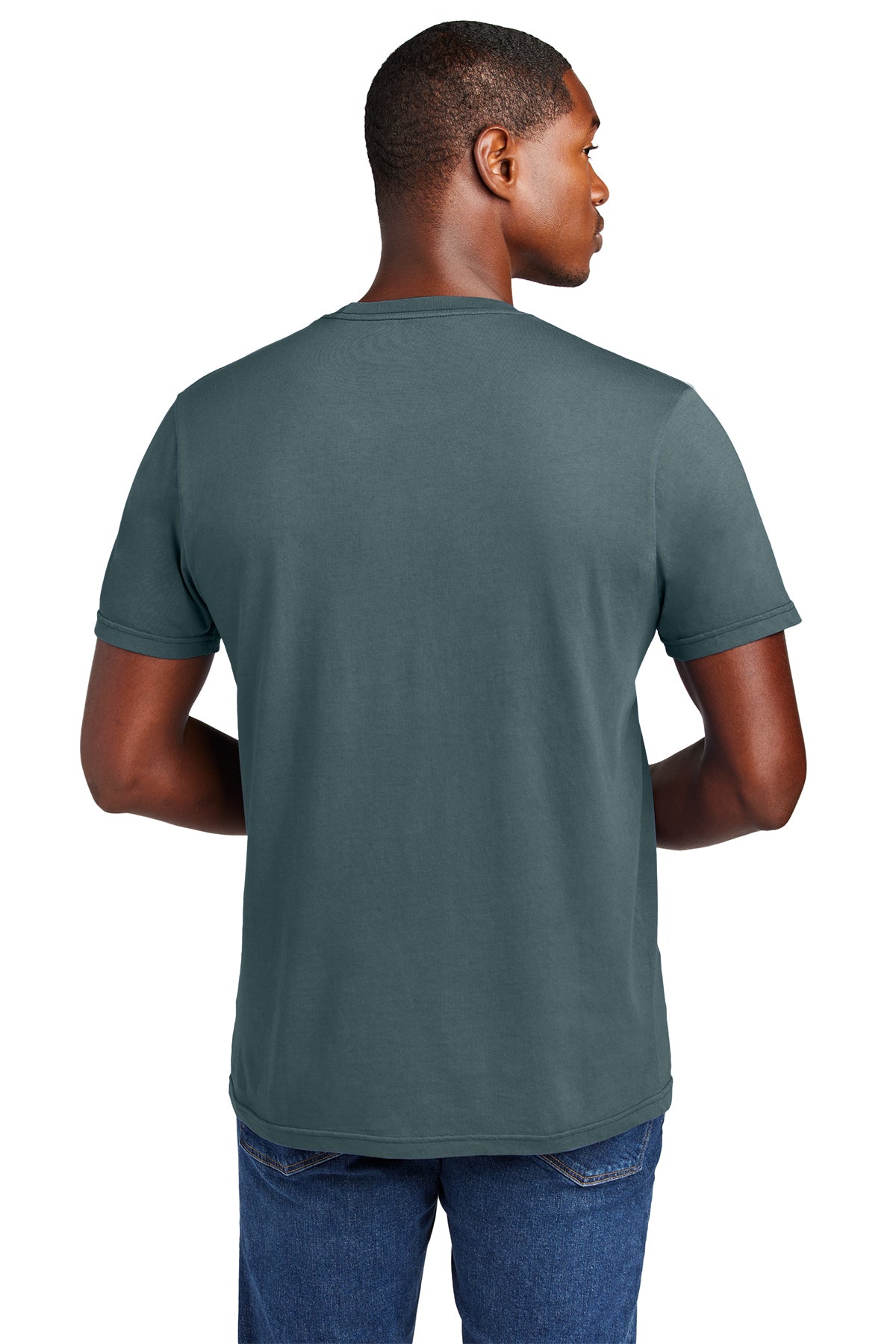 District Wash Custom Tee's, Deep Steel Blue