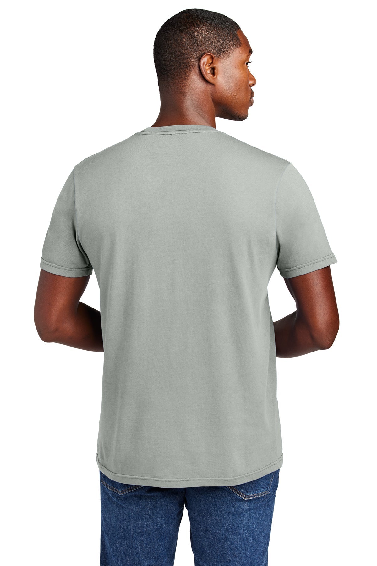 District Wash Custom Tee's, Gusty Grey