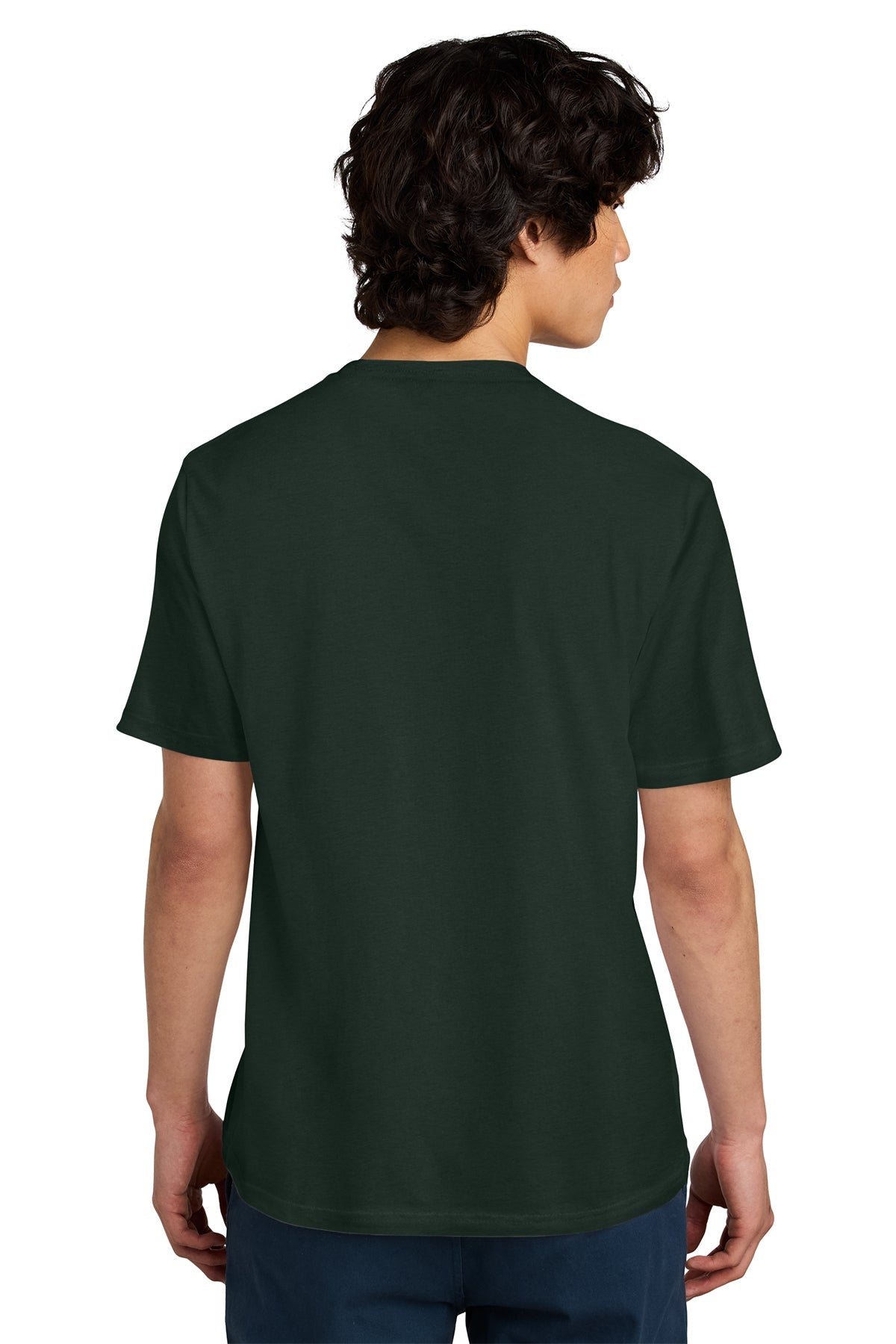 District Perfect Weight Custom Tees, Forest Green