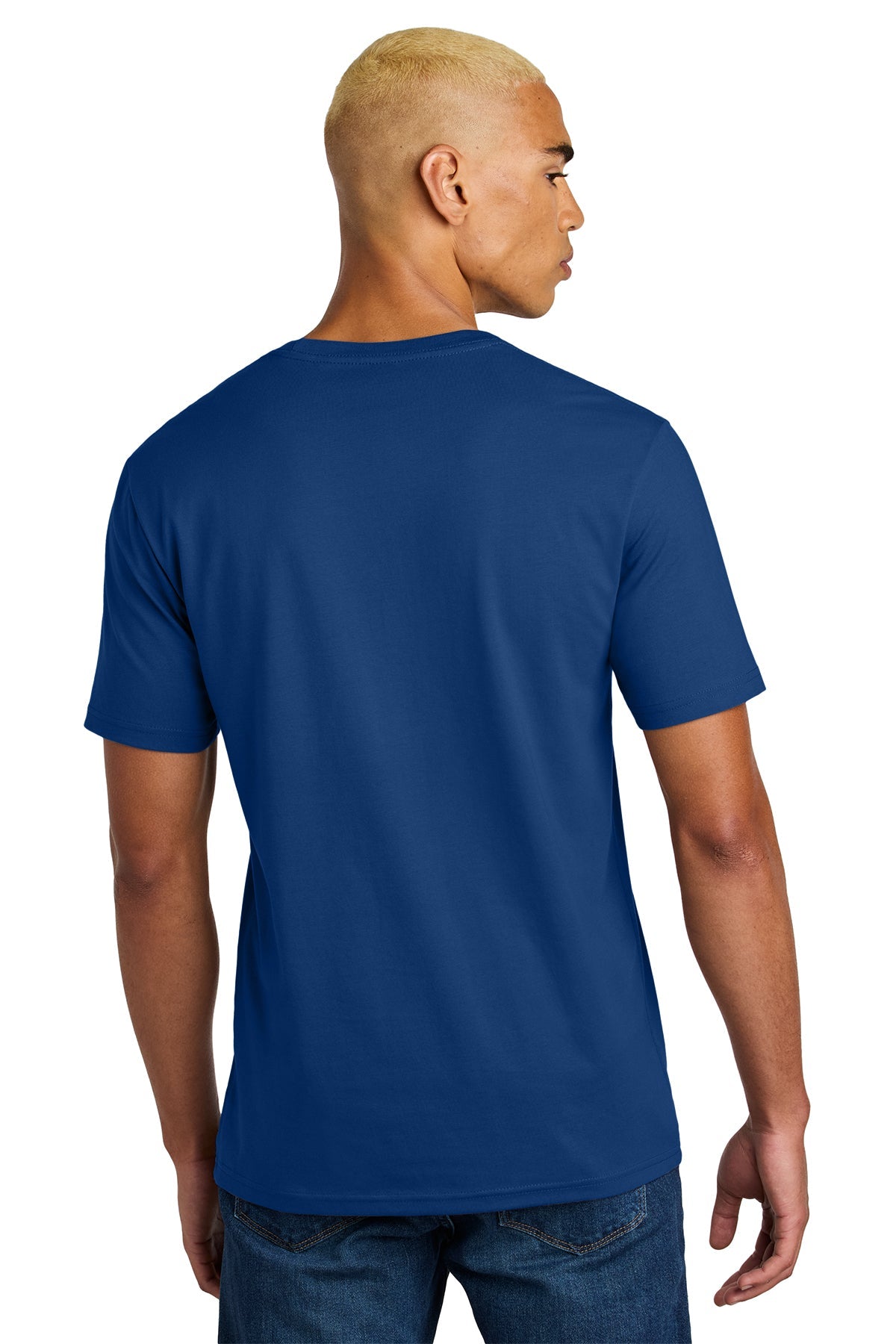 District Perfect Weight Icon Custom Tees, Deep Royal [Osage LLC]