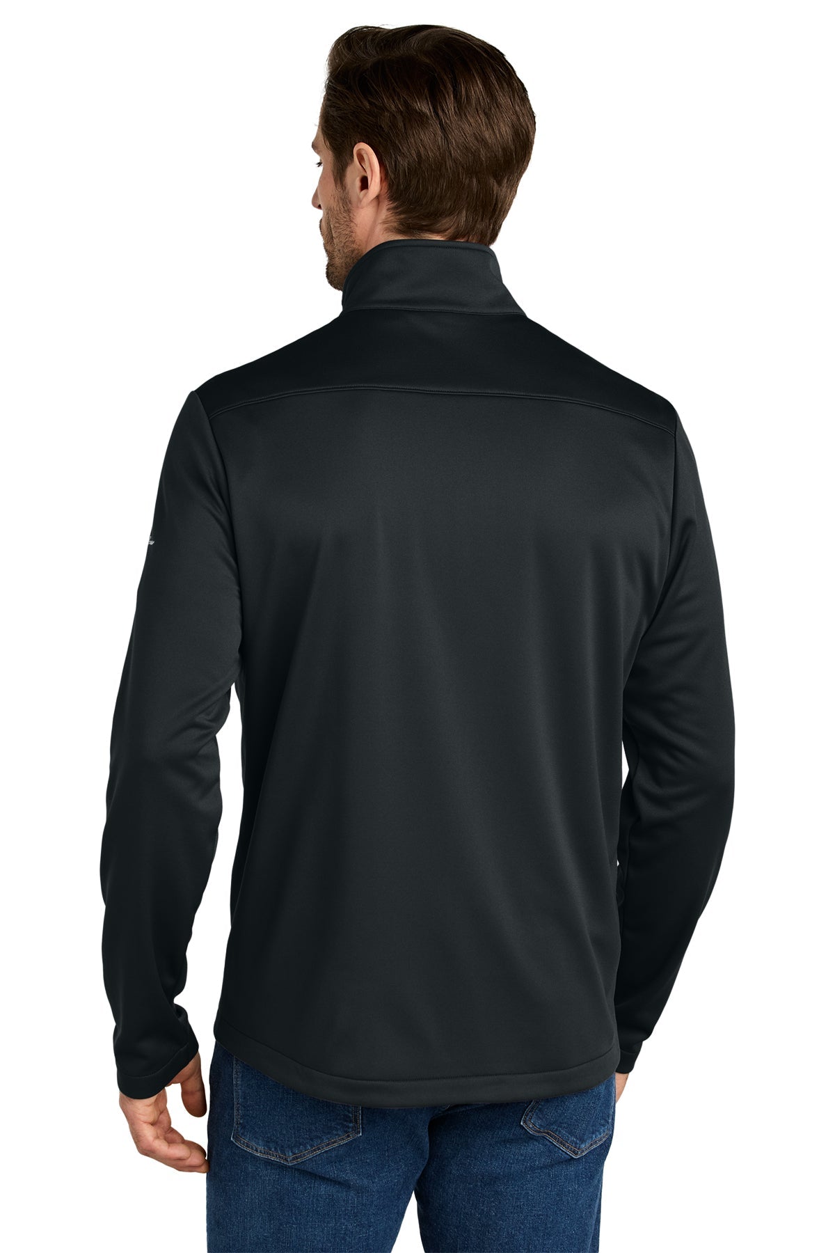 Eddie Bauer Smooth Mid Layer Fleece Custom Full-Zips, Black