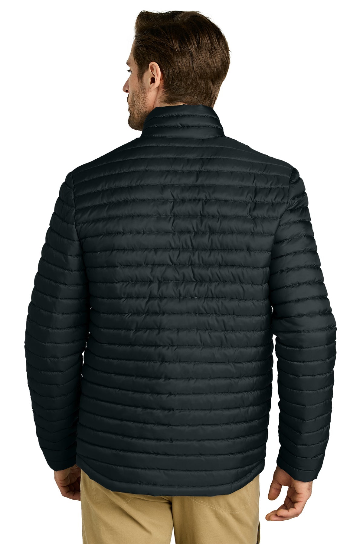 Eddie Bauer Packable Quilted Custom Full-Zips, Black