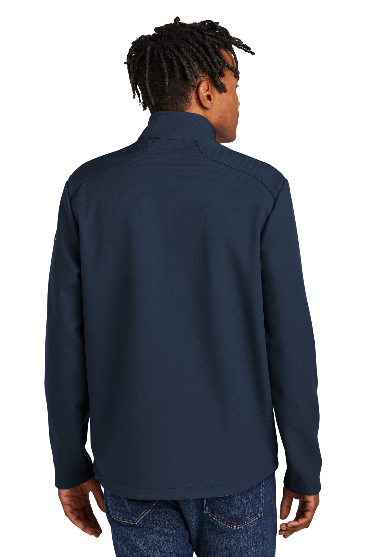 Eddie Bauer Stretch Soft Shell Custom Jackets, River Blue Navy