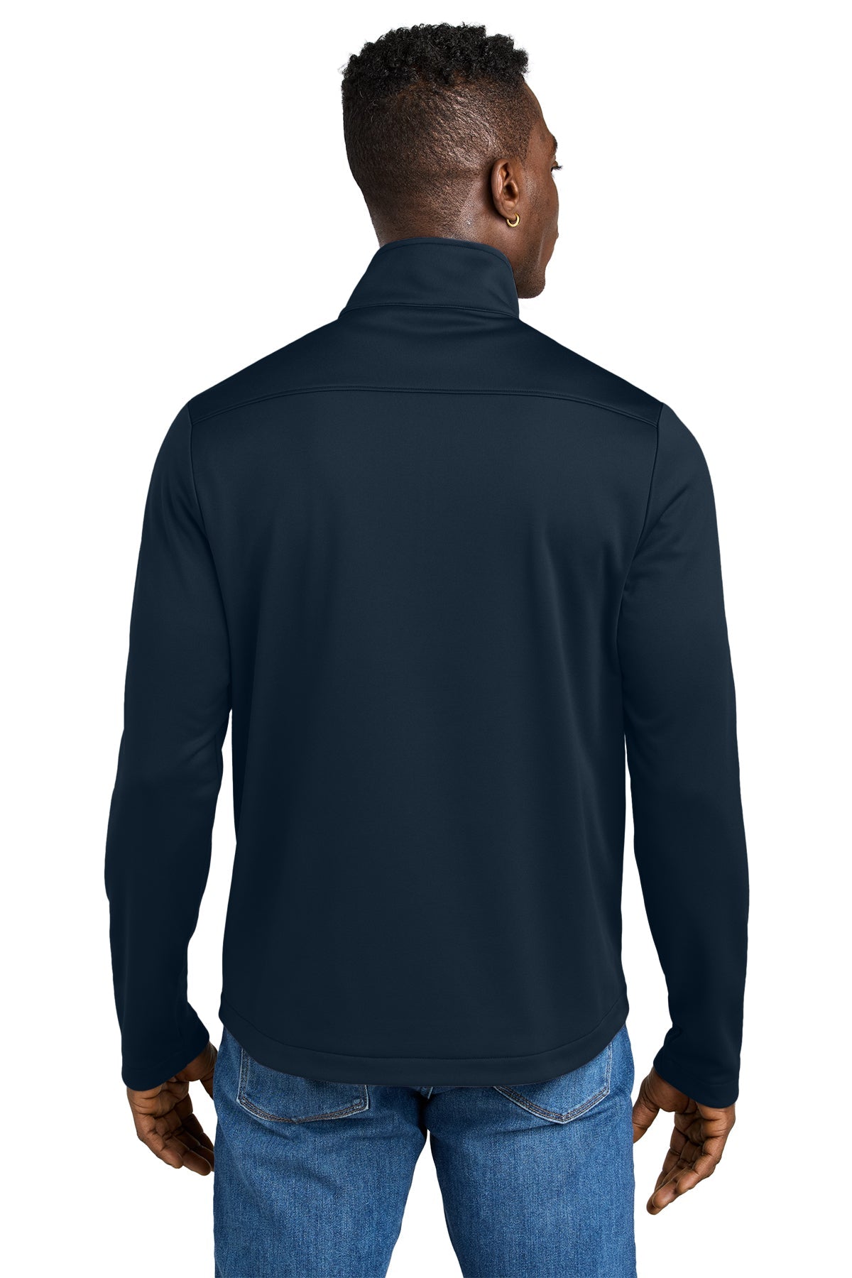 Eddie Bauer Smooth Mid Layer Custom Fleece 1/2-Zips, River Blue Navy