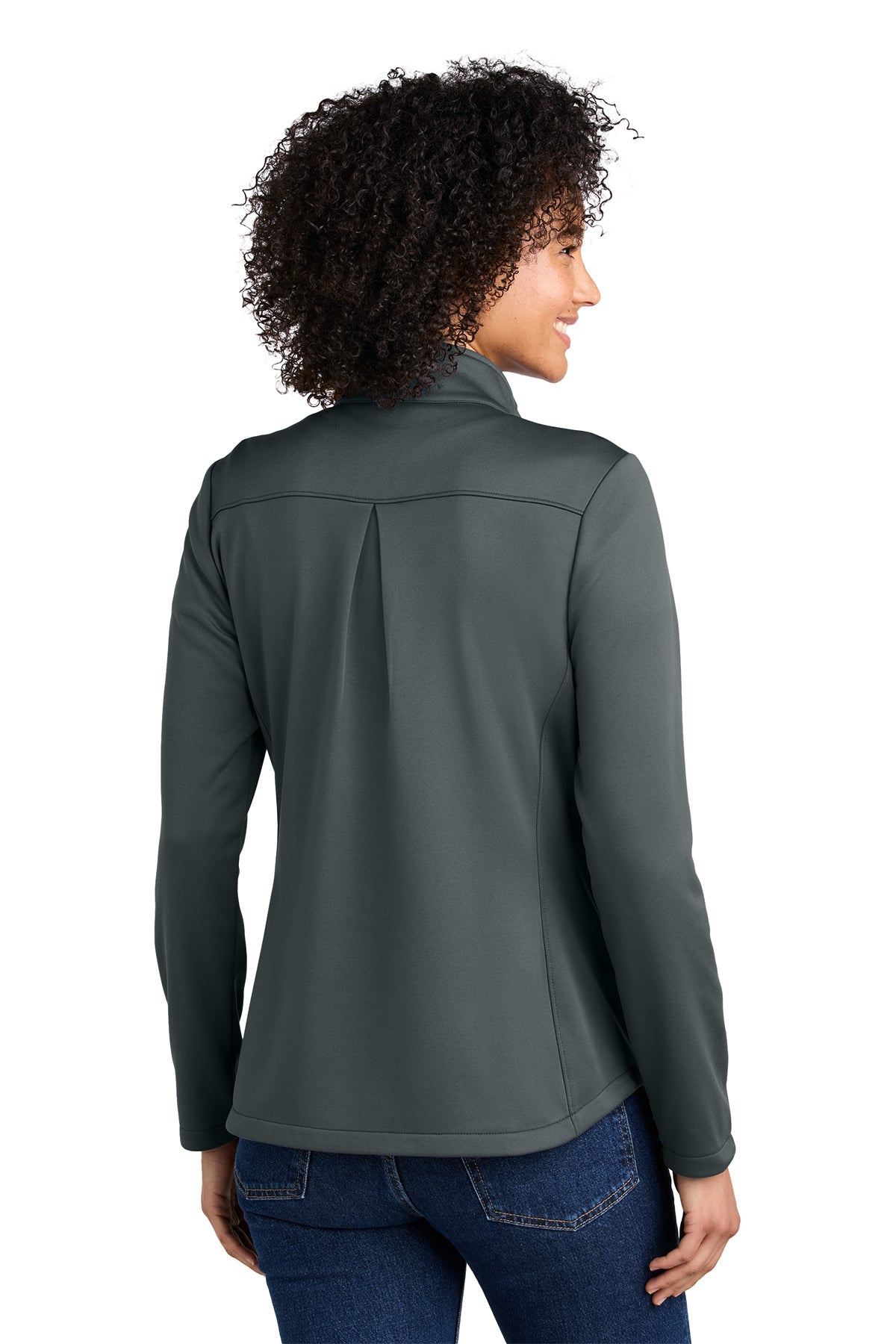 Eddie Bauer Womens Smooth Mid Layer Fleece Custom 1/2-Zips, Iron Gate [Adam Equipment]