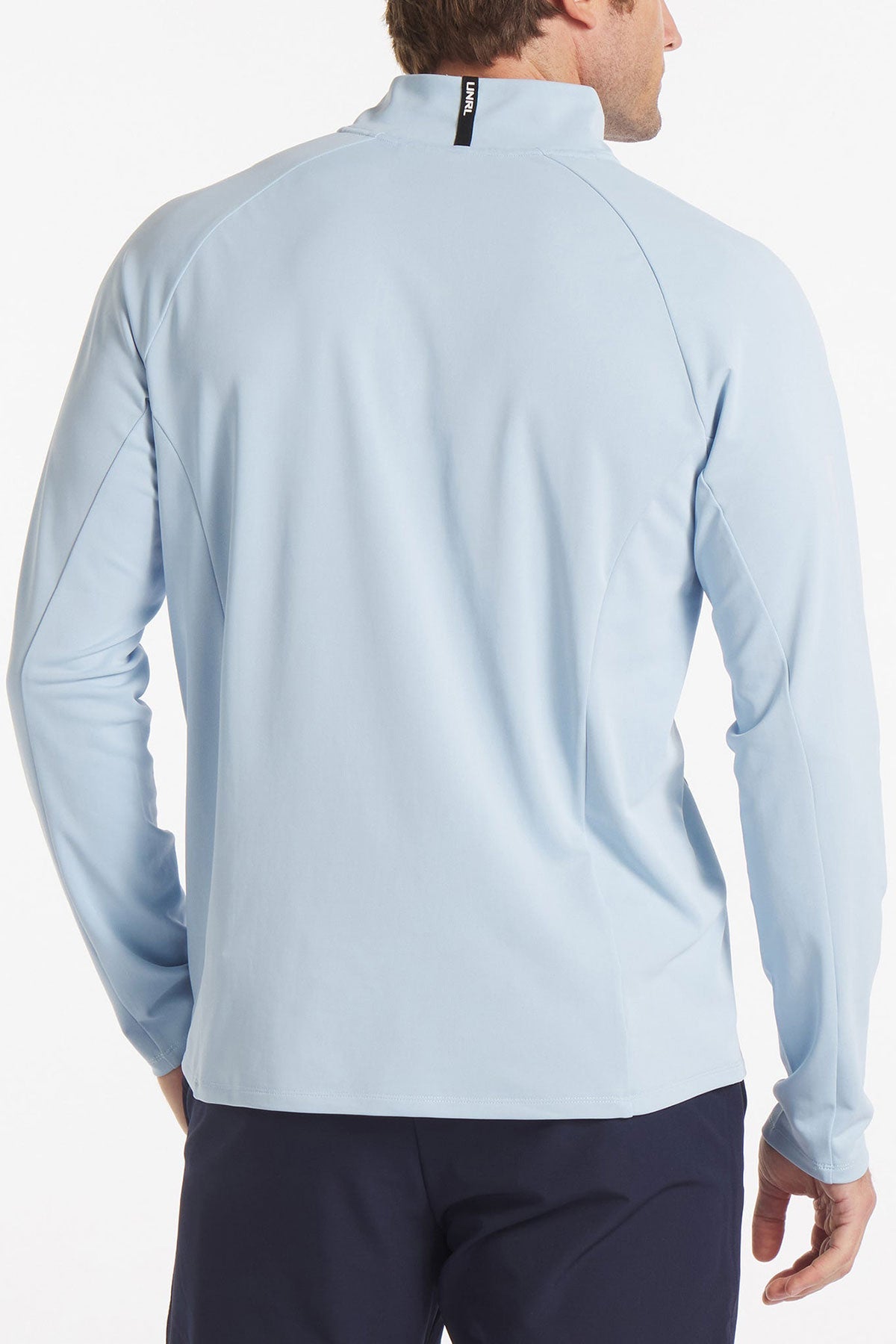 UNRL Highlands Custom Quarter Zips, Sky Plaid