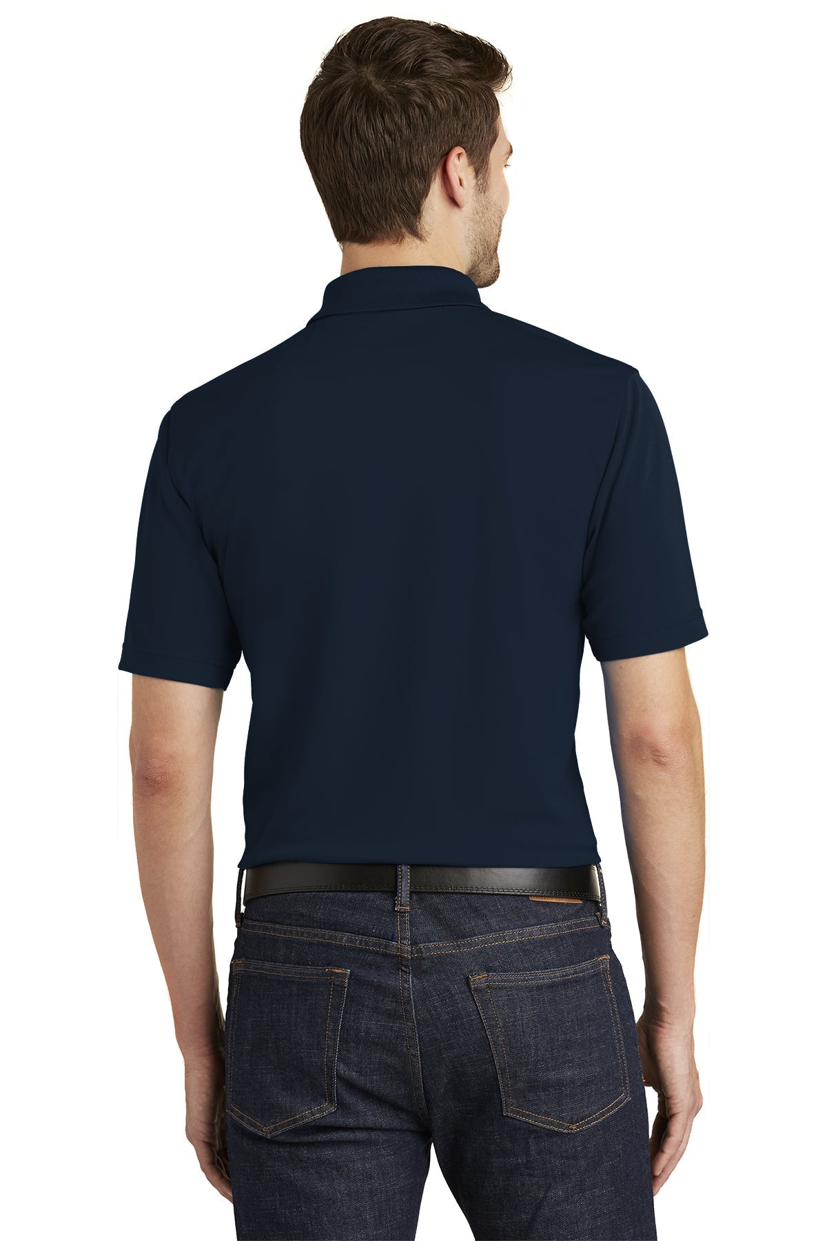 Port Authority Dry Zone UV Micro-Mesh Custom Polos, River Blue Navy [Glazing Solutions]