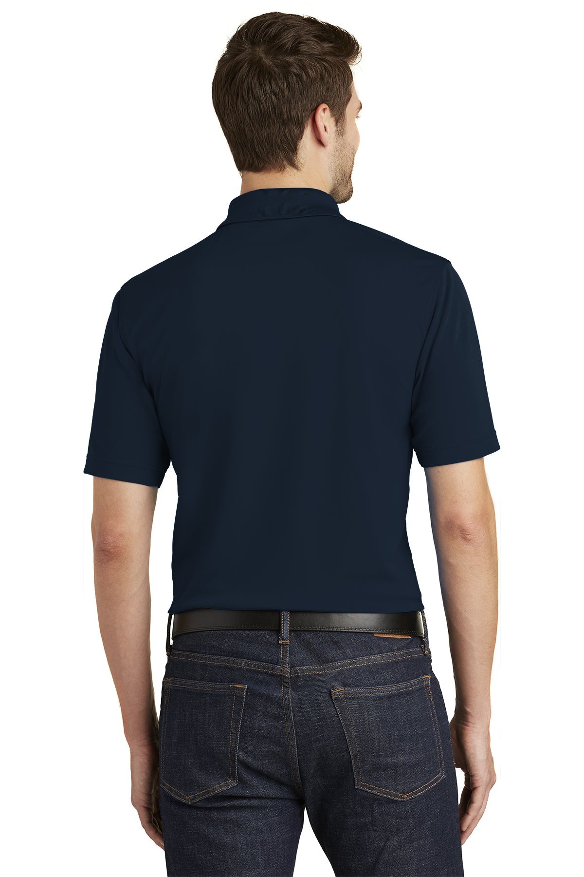 Port Authority Dry Zone UV Micro-Mesh Custom Polos, River Blue Navy [Reynolds and Moore]