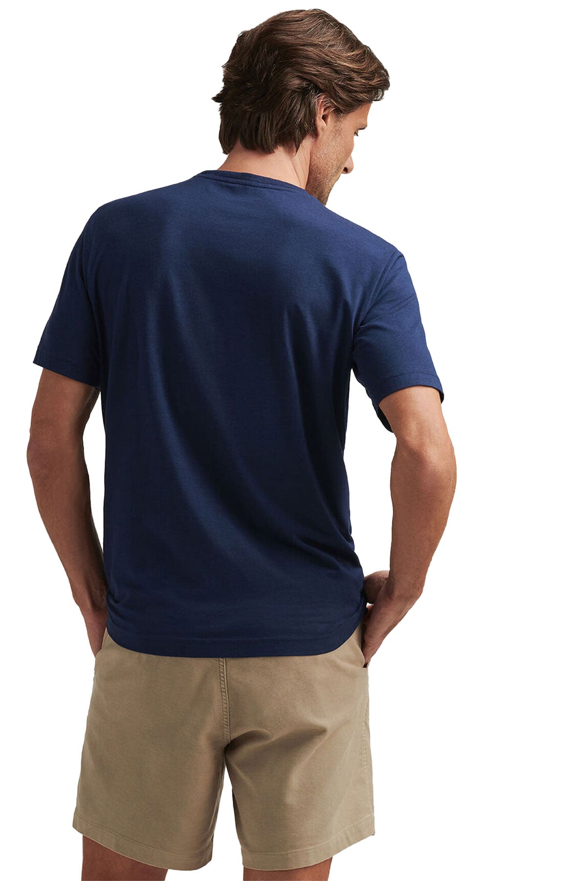 Peter Millar Crown Comfort Short-Sleeve Pocket Custom Tee's, Navy
