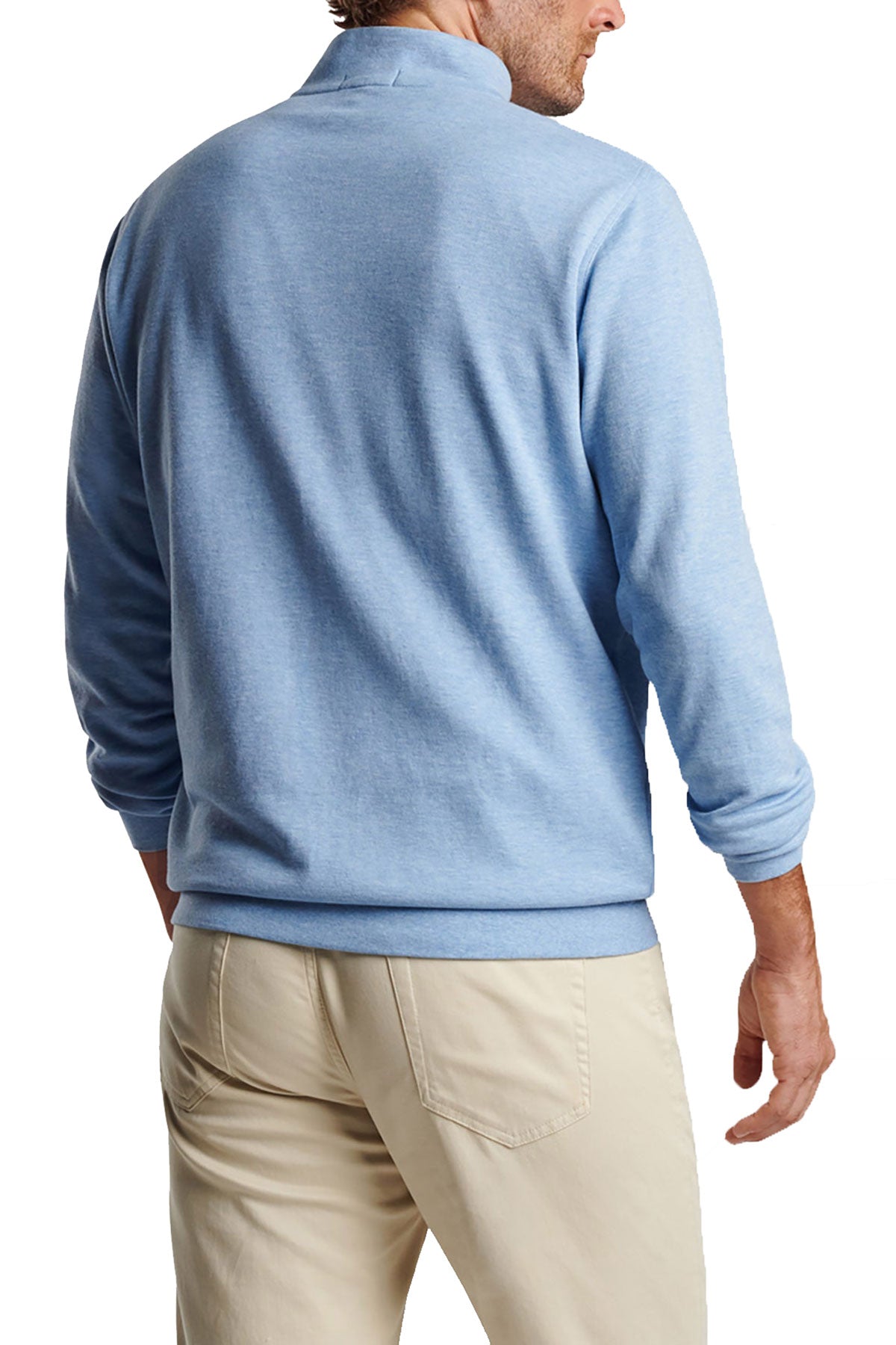 Peter Millar Crown Comfort Custom Quarter-Zips, Cottage Blue [TW Constructors]