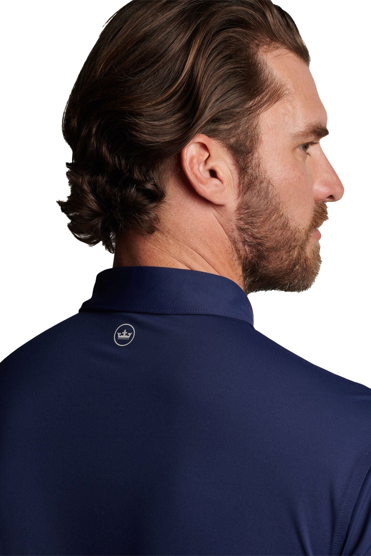 Peter Millar Solid Jersey Custom Polos, Navy