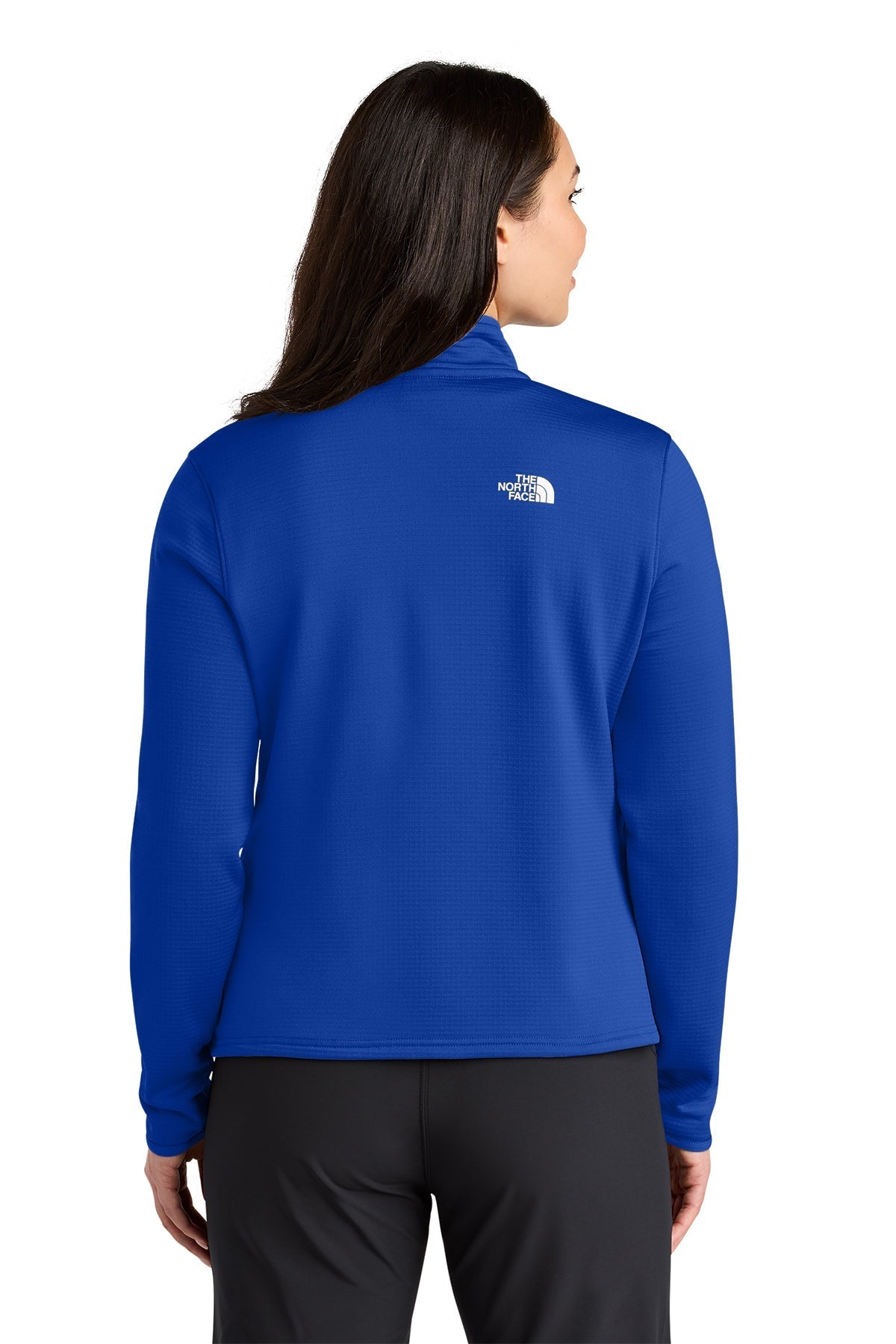 The North Face Womens Aim 1/4-Zip Custom Fleeces, TNF Blue [Vision Electric and Systems]