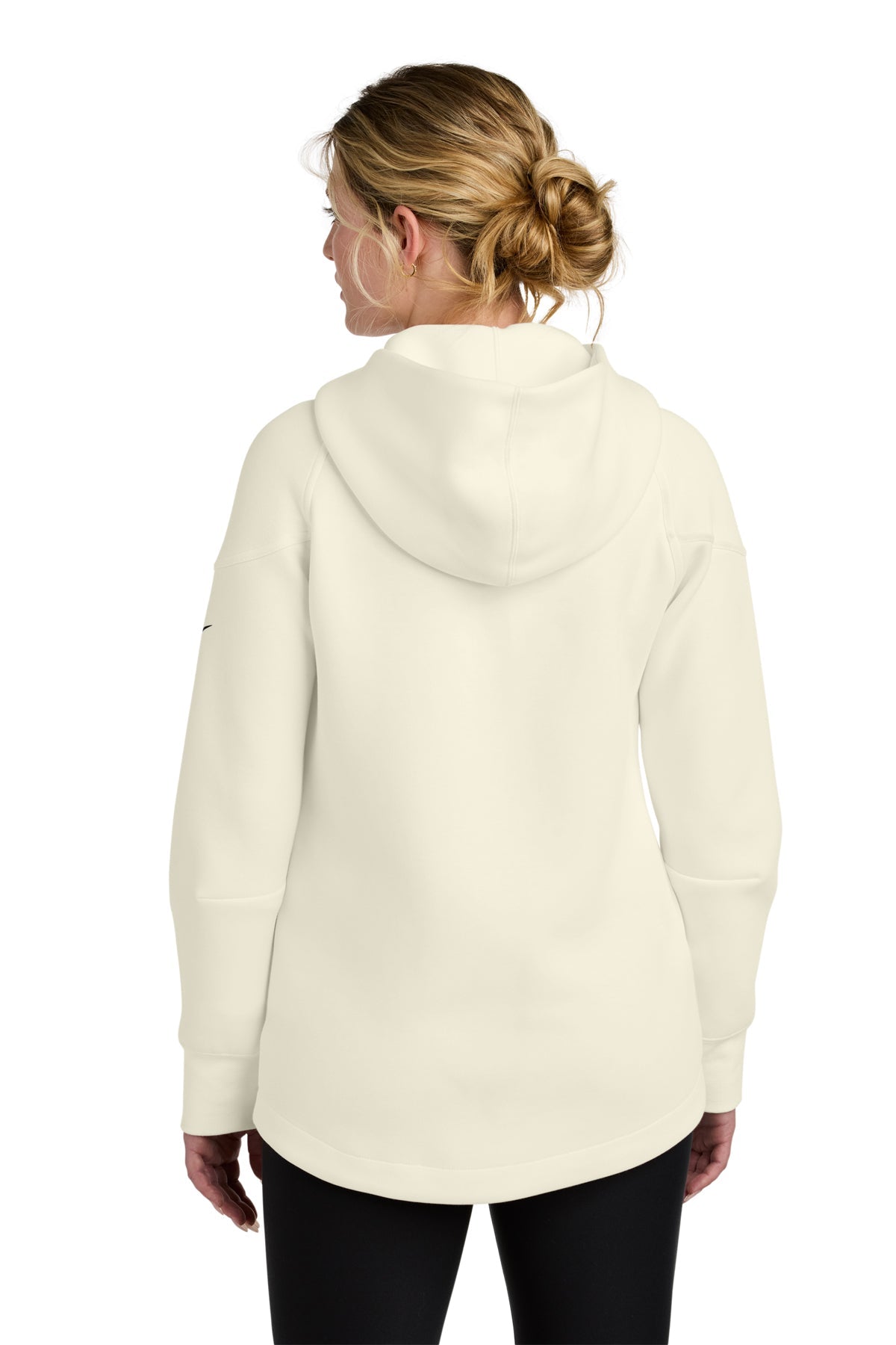 Nike Womens Tech Fleece Full-Zip Custom Hoodies, Pale Ivory