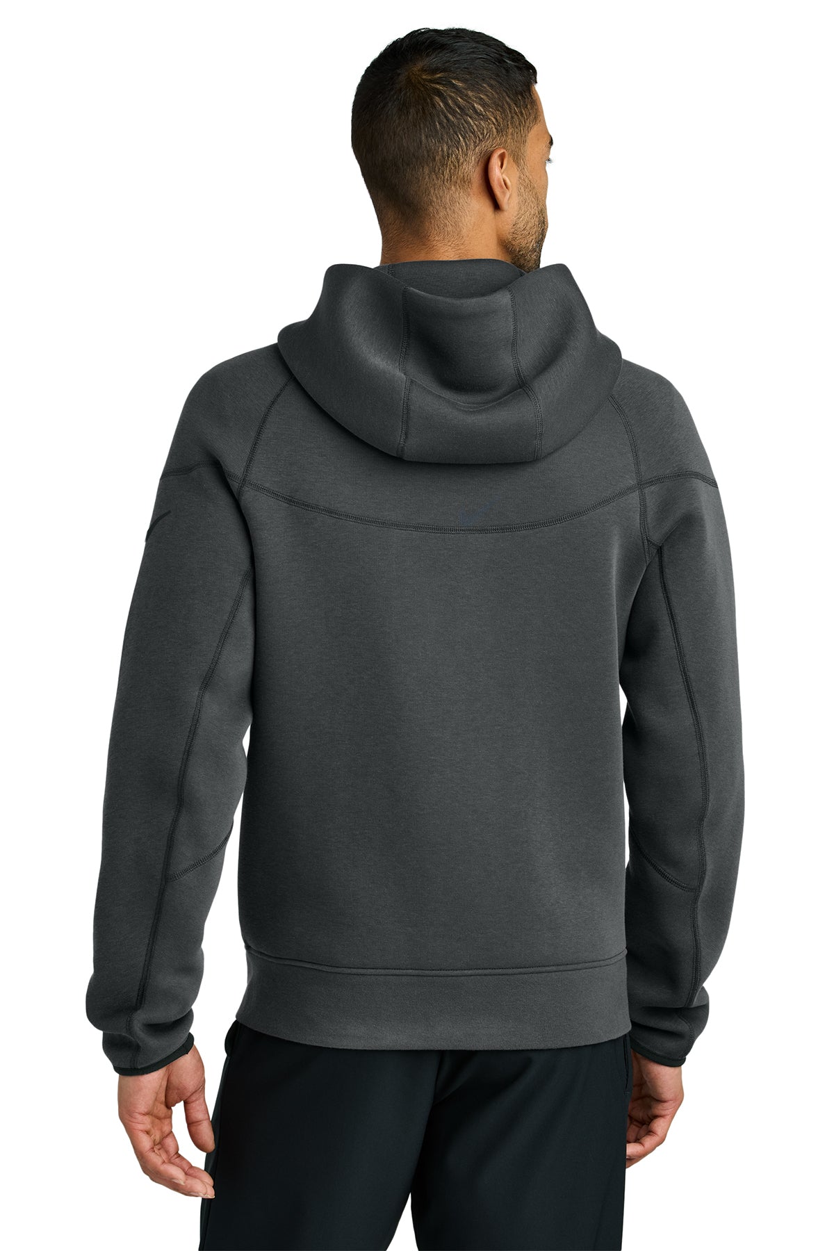Nike Tech Fleece Full-Zip Custom Hoodies, Anthracite Heather