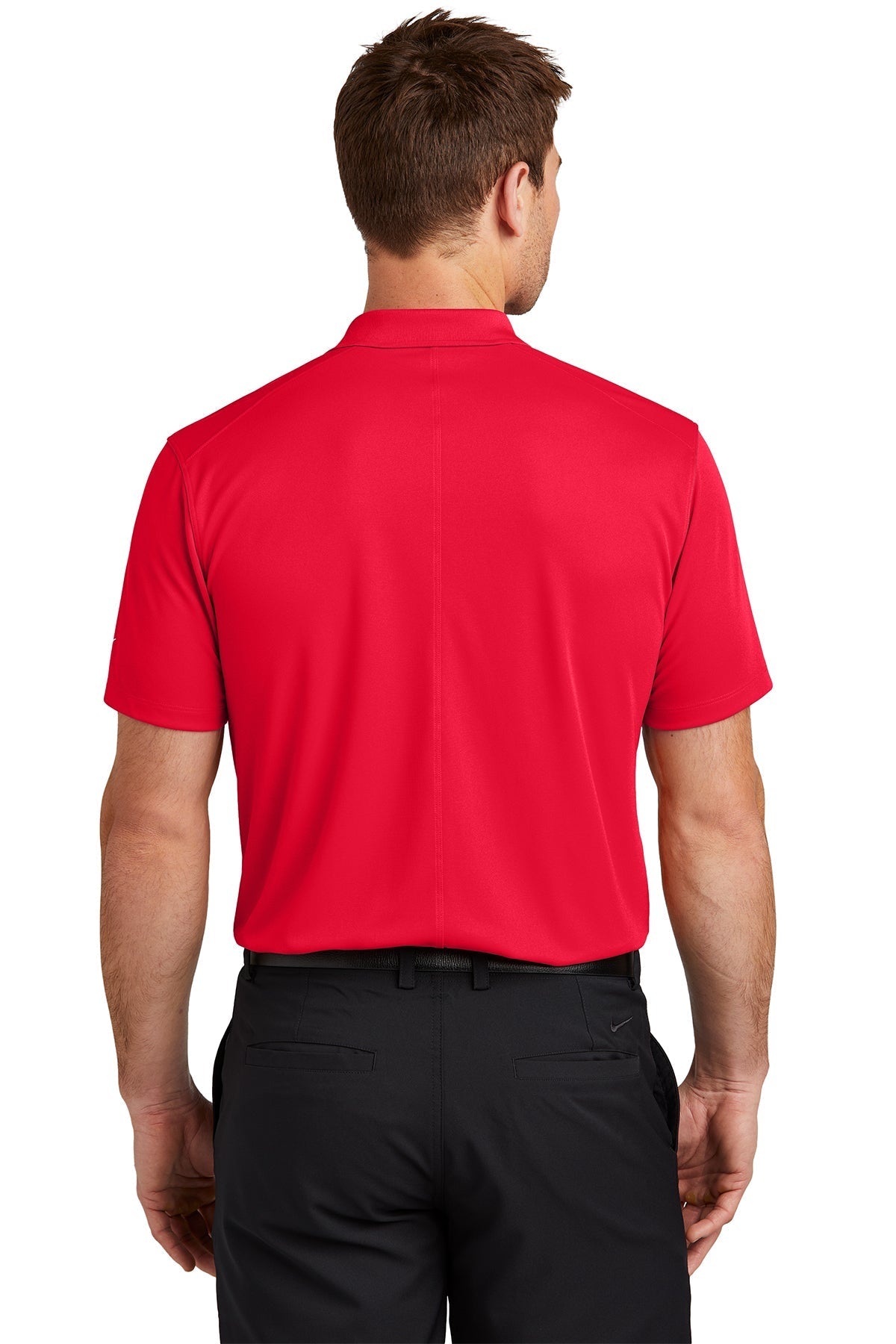 Nike Victory Solid Custom Polos, University Red [Fire Solutions]