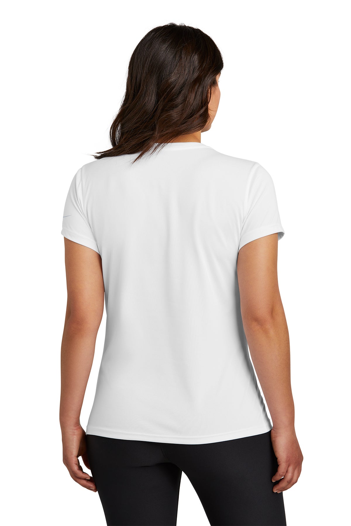 Nike Ladies Swoosh Sleeve rLegend Customized Tee's, White [Georgia Kickstart]